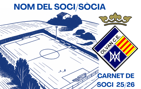 CARNET DE SOCI CE OLVAN – TEMPORADA 25/26